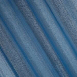Eurofirany Modrá záclona REBECCA se strukturou jemného deště 140x250 cm