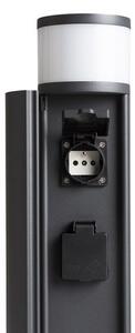 RED R14173 JEAN 50 stojanová se zásuvkami antracitová 230V G9 5W IP54 - RED - DESIGN RENDL