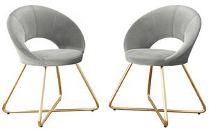 Sada dvou moderních židlí Archie 105, Barva: MJH-85 Dark Grey Mirjan24 5903211050053