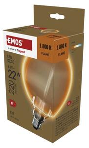 EMOS LED žárovka DECO G130OA / E27 / 4 W (22 W) / 220 lm / flame 1525813203