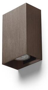 CAPRI RC nástěnná česaný bronz 230V GU10 2x9W - RED - DESIGN RENDL