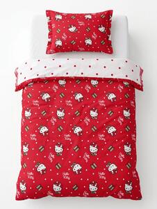 Sinsay - Vánoční ložní souprava Hello Kitty - červená