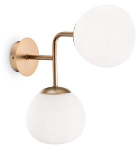 Maytoni MOD221-WL-02-G - Nástěnné svítidlo ERICH 2xE14/40W/230V měděná