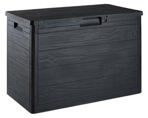 Antracitový zahradní úložný box Woodys – Toomax