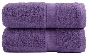 Premium ručníky SOLUND 2 ks fialové 30 x 50 cm 600 g/m² 137350