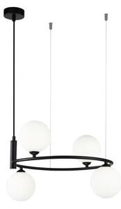 Maytoni MOD013PL-04B - Lustr na lanku RING 4xG9/25W/230V černá