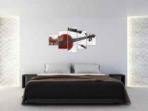 Obraz - Hudební nástroje (125x70 cm)
