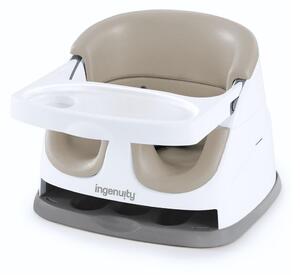 Ingenuity - Podsedák na jídelní židli 2v1 BABY BASE béžová