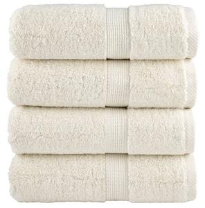 Prémiové mycí ručníky SOLUND 4 ks krémové 30x30 cm 600 g/m² 137468