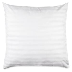 BAMBUSOVÝ POVLAK NA POLŠTÁŘ STRIPE WHITE 40X40 CM BÍLÁ