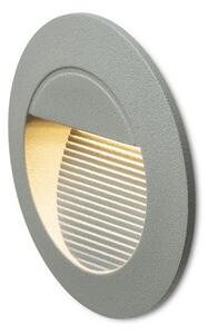 RED R14143 MARCO 70 zápustná stříbrnošedá 230V LED 3W IP65 3000K - RED - DESIGN RENDL