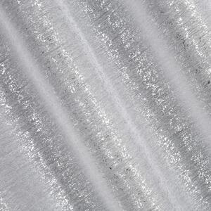 Eurofirany Bílá záclona na kroužcích Mily 140x250 cm