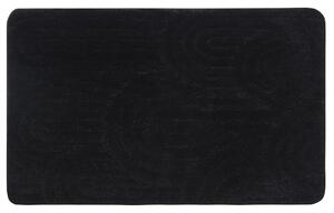 Aqualine Aqualine, RIST koupelnová předložka, 50x80cm, 100% polyester, protiskluz, černá, NI8591