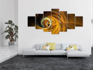 Obraz - Abstrakce v pohybu (210x100 cm)
