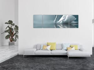 Obraz - Bílá labuť (170x50 cm)