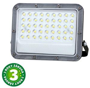 Prémiový ultratenký LED reflektor šedý 30W 2600lm, teplá barva světla, 3 roky záruka