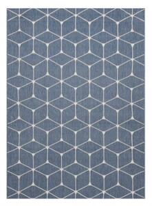 Koberec SIZAL FLAT 48721/591 Kostky 3D nebeský