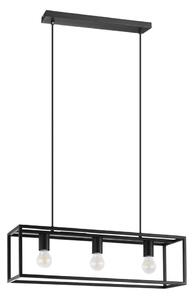 Eglo 43032 - Lustr na lanku ELDRICK 3xE27/40W/230V černá