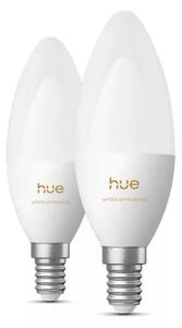 Hue Philips LED žárovka B39 E14, nastavitelná bílá, 2 ks, EU