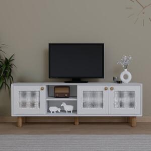 TV skříňka Bohema (bílá). Akce -24%