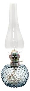 Petrolejová lampa EMA 38 cm světlý kouř