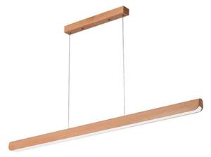LED Lustr na lanku LED/26W/230V 4000K 150 cm buk/masiv