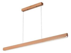 LED Lustr na lanku LED/22W/230V 4000K 120 cm buk/masiv