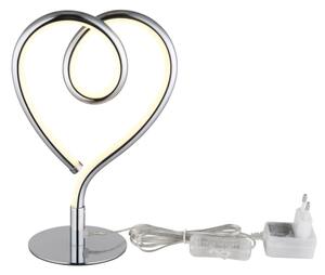 Globo 28054C - LED Stolní lampa AMORE LED/6W/230V lesklý chrom