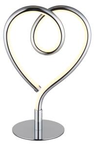 Globo 28054C - LED Stolní lampa AMORE LED/6W/230V lesklý chrom
