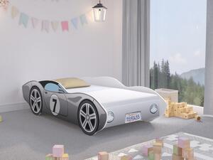 Dětská postel Maksanty 140x70 cm, Rozměr postele: 140x70, Barva: šedý / bílý Mirjan24 5903211056871