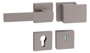 In-Design Bezpečnostní klika Cubo/Square hranatá rozeta nikl Provedení kliky: vč. rozety PZ - fabkový klíč