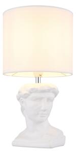 Globo 21732W - Stolní lampa HERMES 1xE14/40W/230V bílá