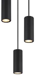 Globo 57918-3HB - Lustr na lanku JAMES 3xGU10/25W/230V černá