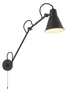 Searchlight 7403GY - Nástěnná lampa SWING ARM 1xE27/20W/230V antracit