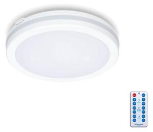 LED Koupelnové stropní svítidlo se senzorem LED/12W/230V pr. 20 cm bílá + DO