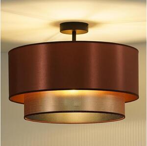 Duolla - Přisazený lustr COPPER SHINY 1xE27/15W/230V pr. 45 cm měděná