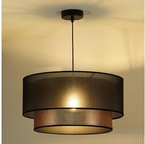 Duolla - Lustr na lanku COPPER SHINY 1xE27/15W/230V pr. 45 cm hnědá/měděná