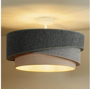 Duolla-Přisazený lustr KOBO ECO REC. 1xE27/15W/230V pr.45 cm zelená/šedá/krémová