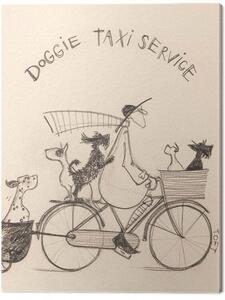 Obraz na plátně Sam Toft - Doggie Taxi Servise, (30 x 40 cm)