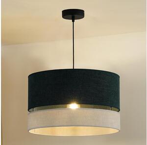 Duolla - Lustr na lanku DOUBLE 1xE27/15W/230V pr. 40 cm zelená/šedá
