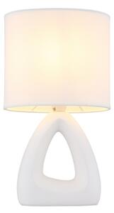 Globo 21731W - Stolní lampa TRIANGLE 1xE14/40W/230V bílá