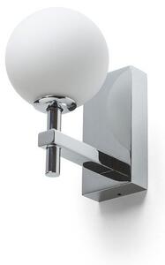PEGGY nástěnná chrom/opálové sklo 230V G9 6W IP44 - RED - DESIGN RENDL