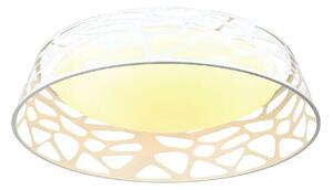 Designová stropní svítilna Forina bílá