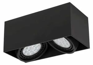 Minimalistické bodové svítidlo Cardi 2 černá