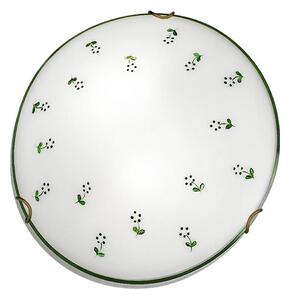 Kolarz 731.13.4.21 - Stropní svítidlo NONNA 3xE27/60W/230V pr. 50 cm zelená