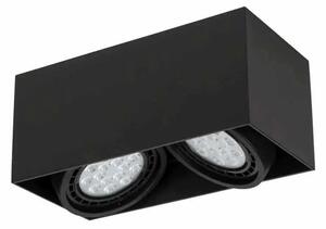Minimalistické bodové svítidlo Cardi 2 černá