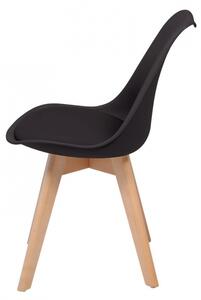 Sada dvou moderních židlí Jazz, Barva: přírodní / černá Mirjan24 5902928162547