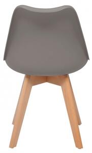 Sada dvou moderních židlí Jazz, Barva: přírodní / šedá Mirjan24 5902928161656