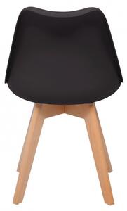 Sada dvou moderních židlí Jazz, Barva: přírodní / černá Mirjan24 5902928162547