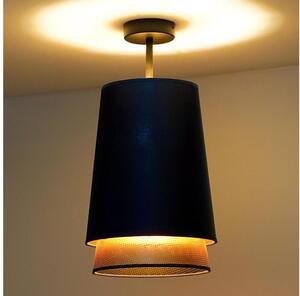Duolla - Přisazený lustr BELL SHINY 1xE27/15W/230V pr. 25 cm modrá/měděná